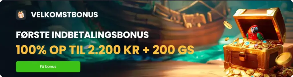 Spinline bonus Op til €2.000 + 800 Free Spins

